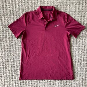 Maroon Nike Polo, Size M